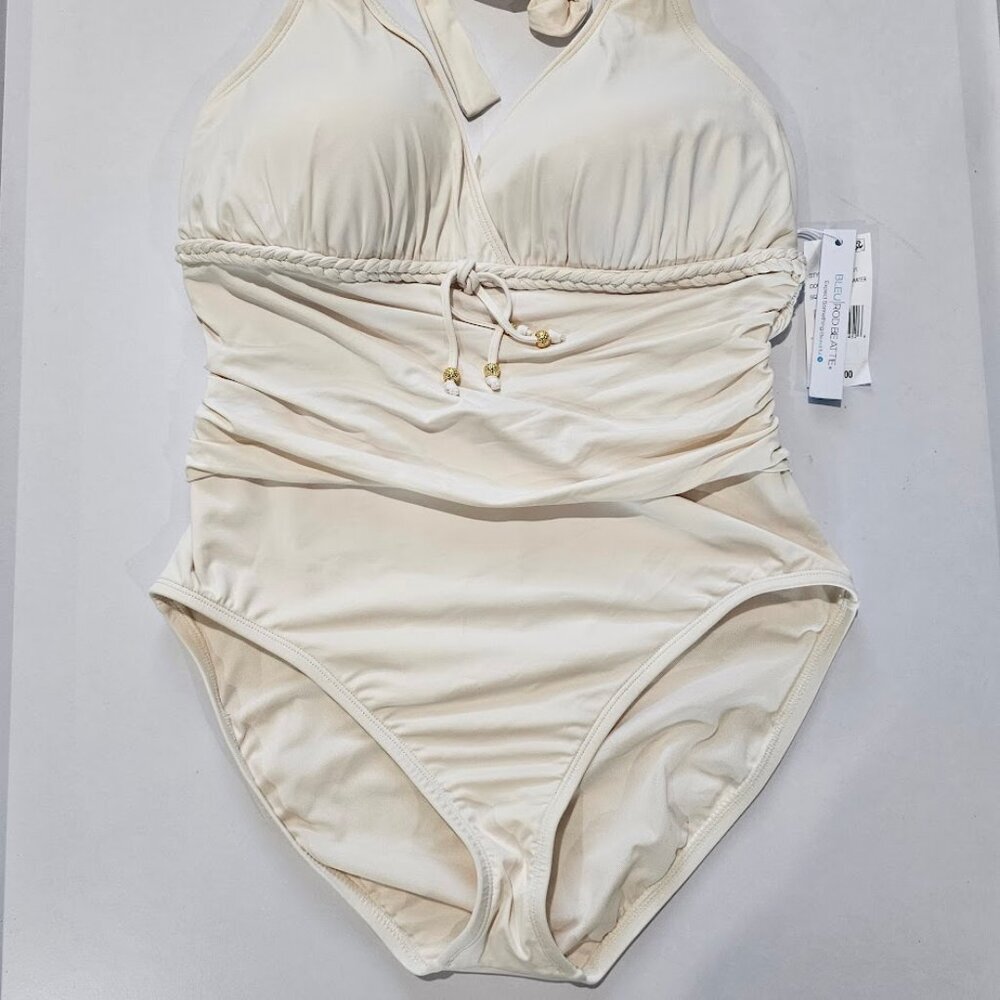 Bleu by Rod Beattie Braid-Trim Empire One-Piece Swimsuit - Picture 5 of 10